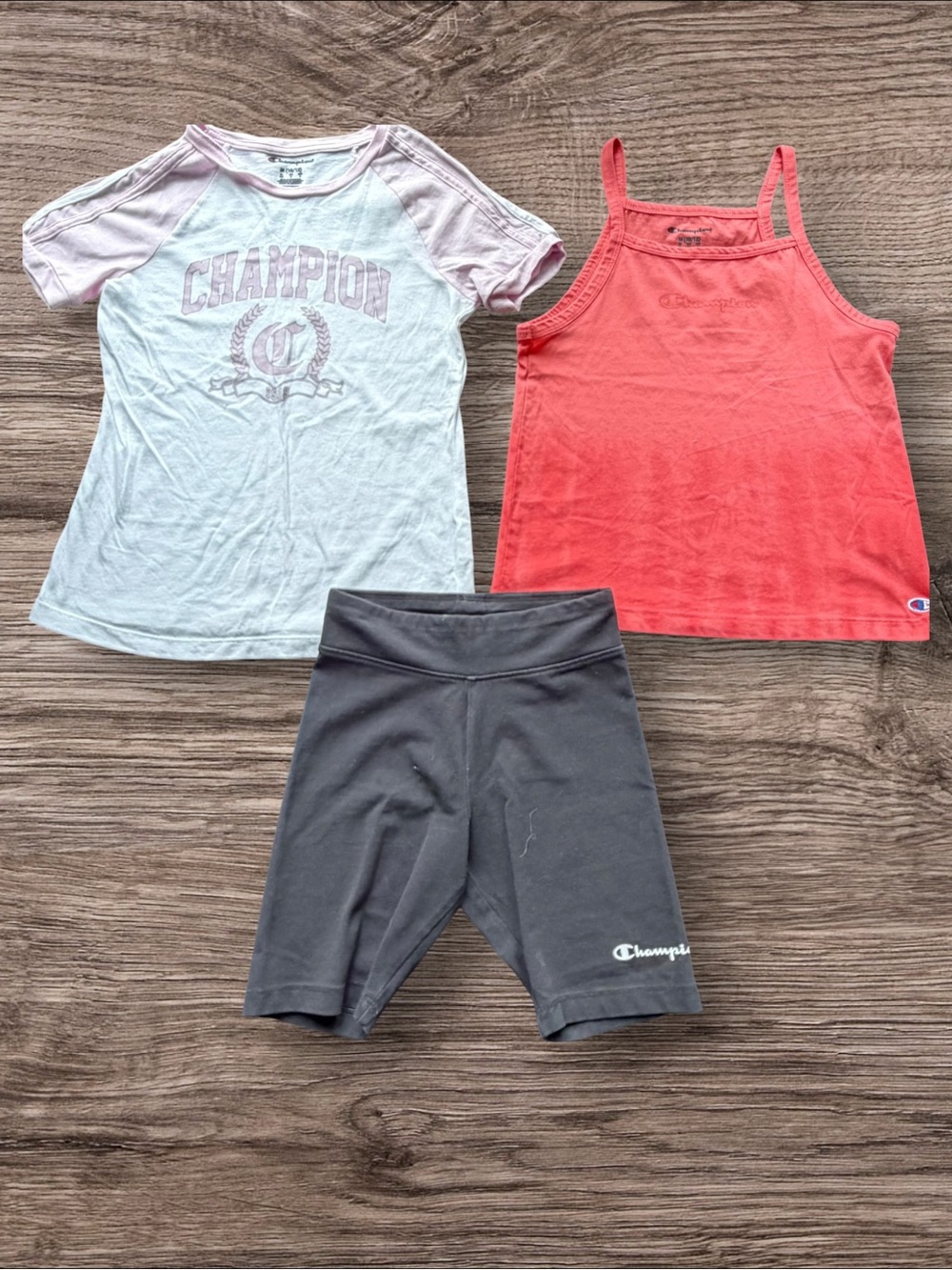 Girls Lot of 3 Champion Matching Sets Size 7/8 and 10/12